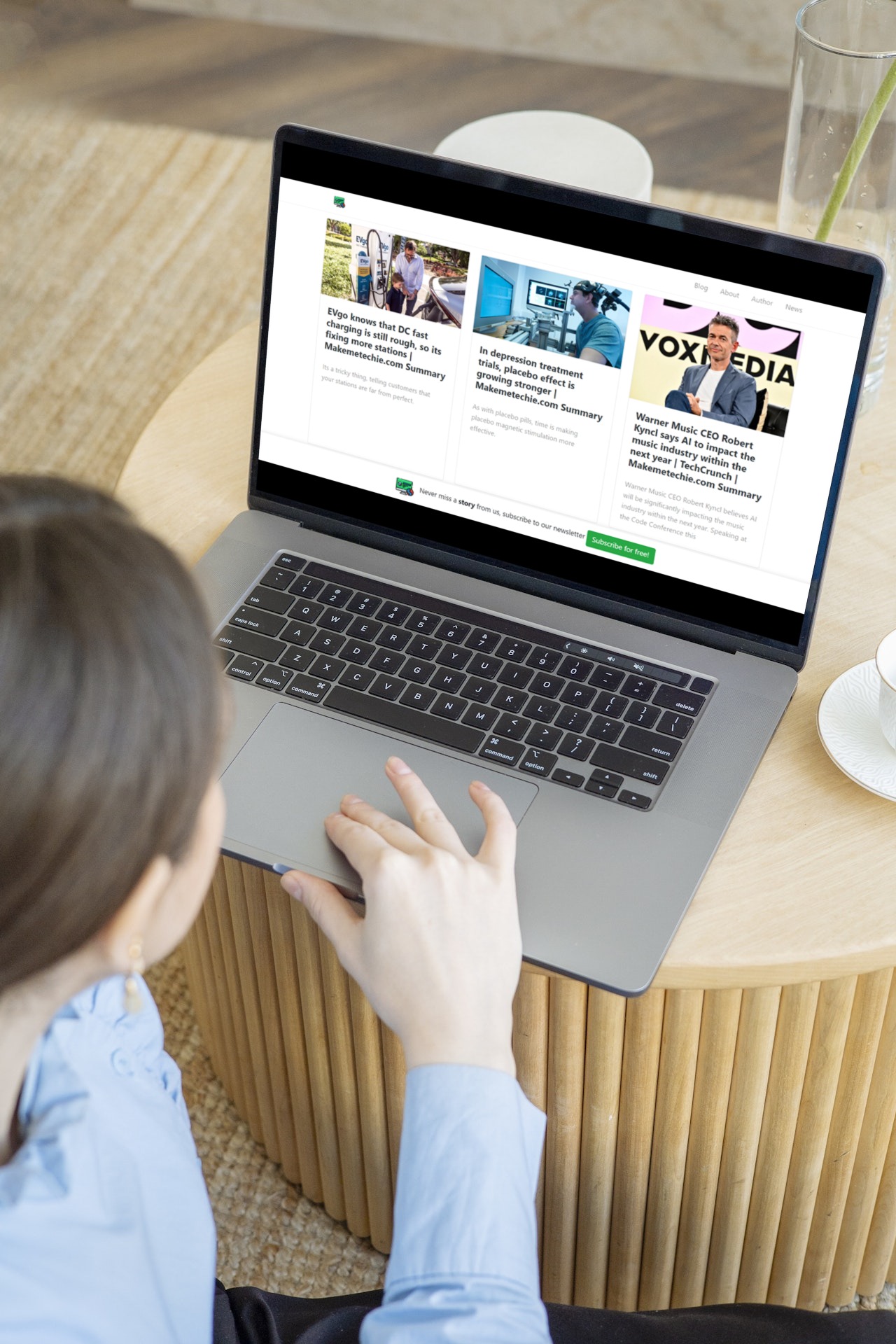 Landing page banner image